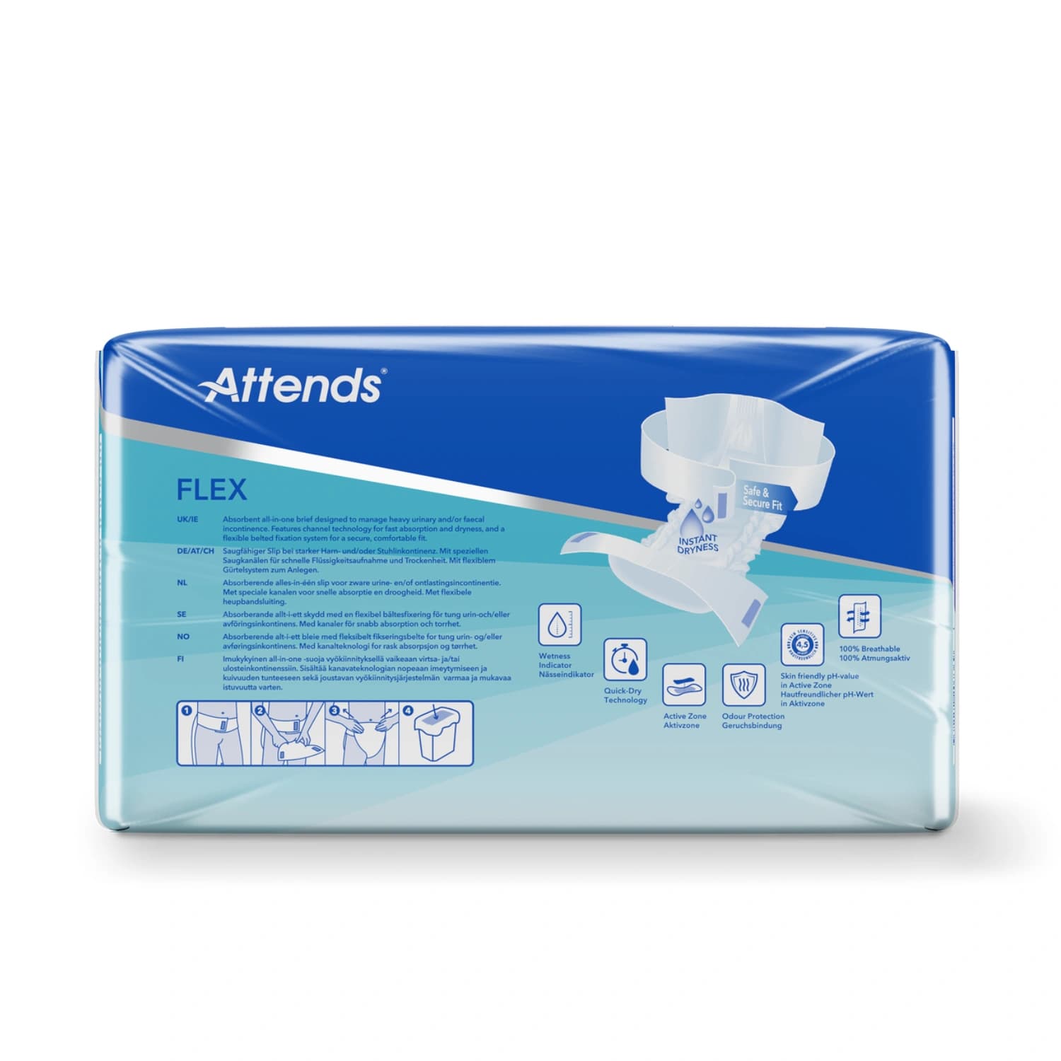 Attends Flex 10 Medium 22 Pack