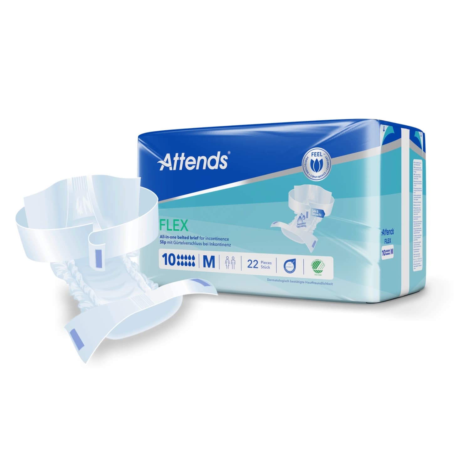 Attends Flex 10 Medium 22 Pack