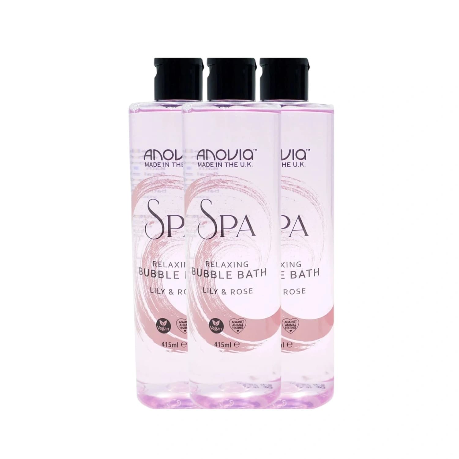 Anovia Bubble Bath Spa Lily &amp; Rose 415ml