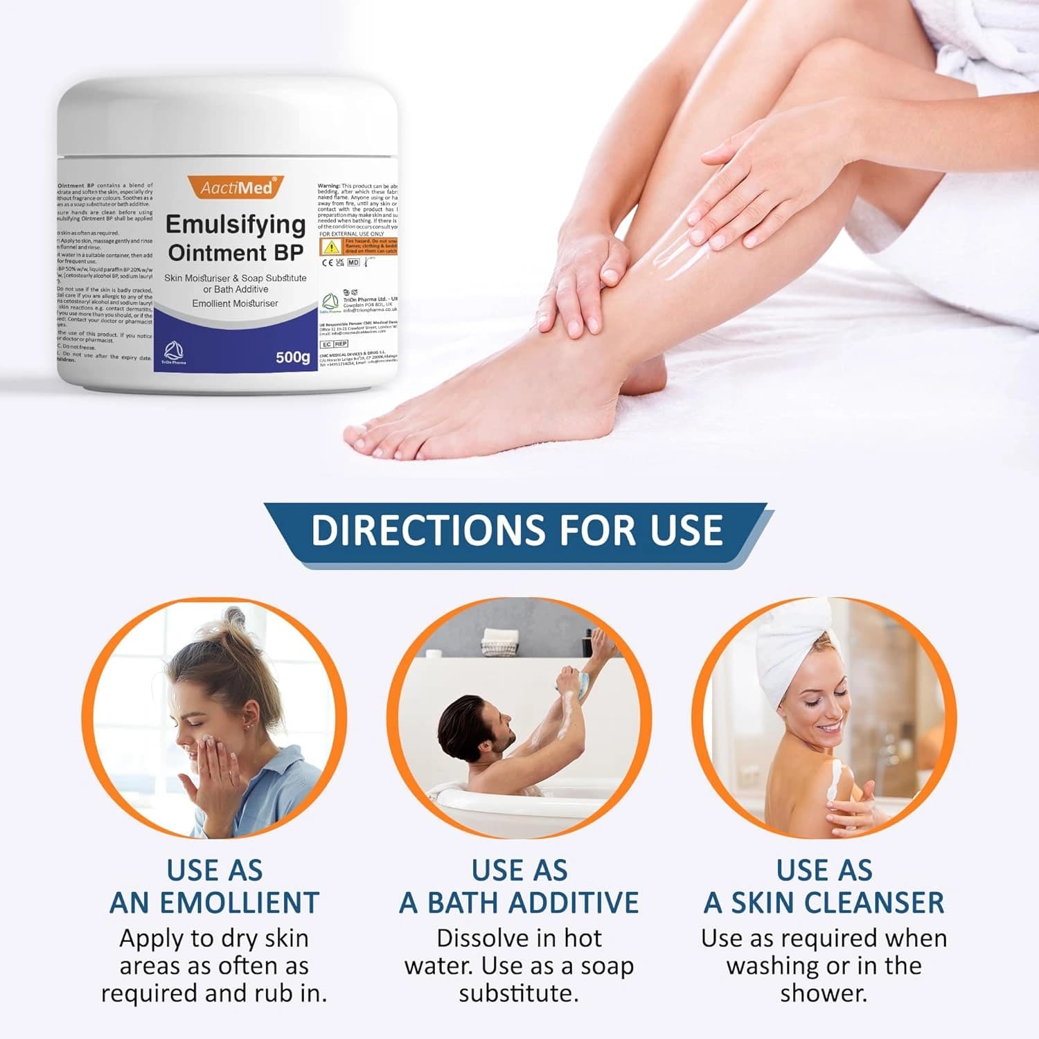 AactiMed Emulsifying Ointment 500g