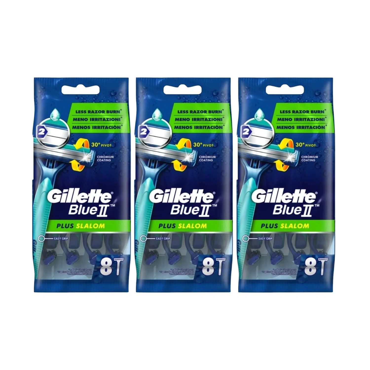 Gillette Blue II Plus Slalom 8
