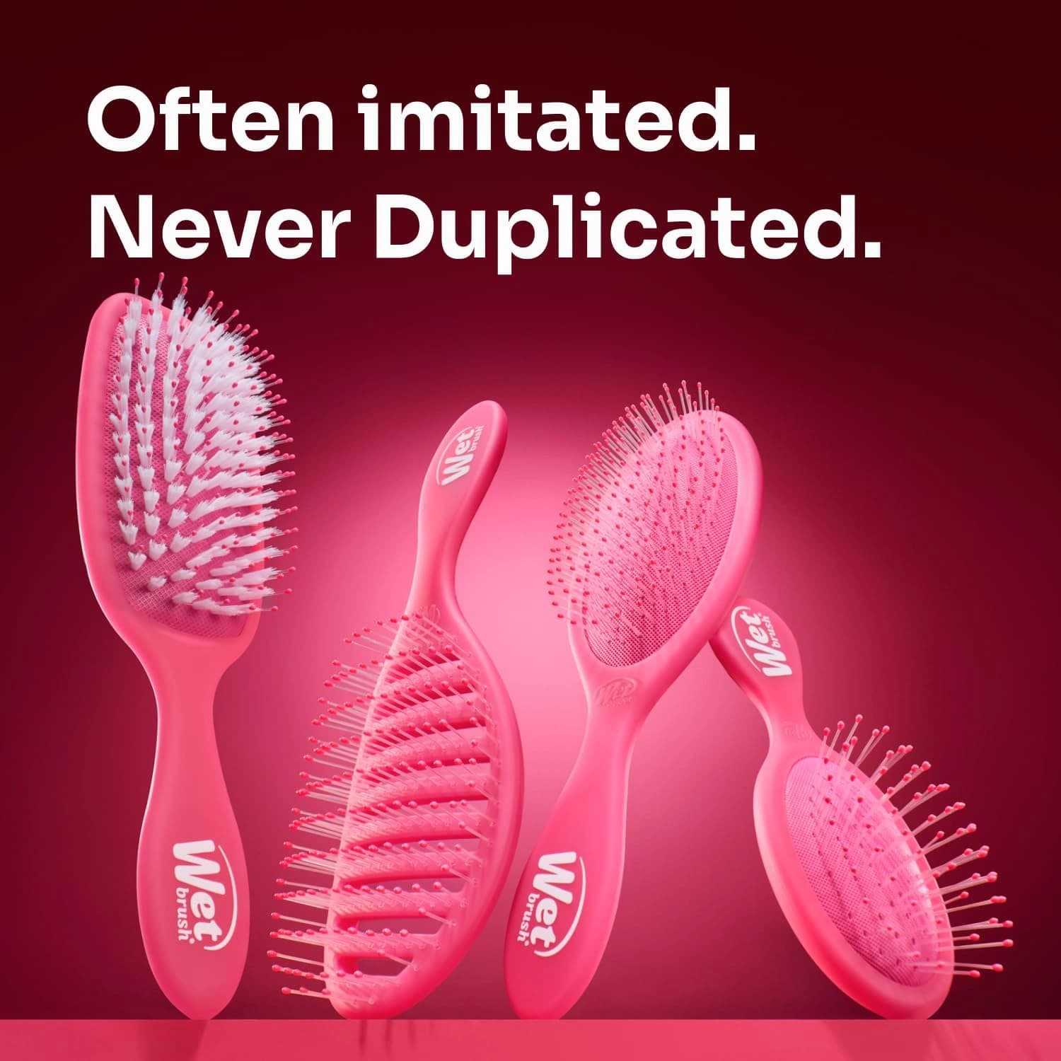 Wet Brush Original Detangler Brush - Colour Wash, Stripes - All Hair Types
