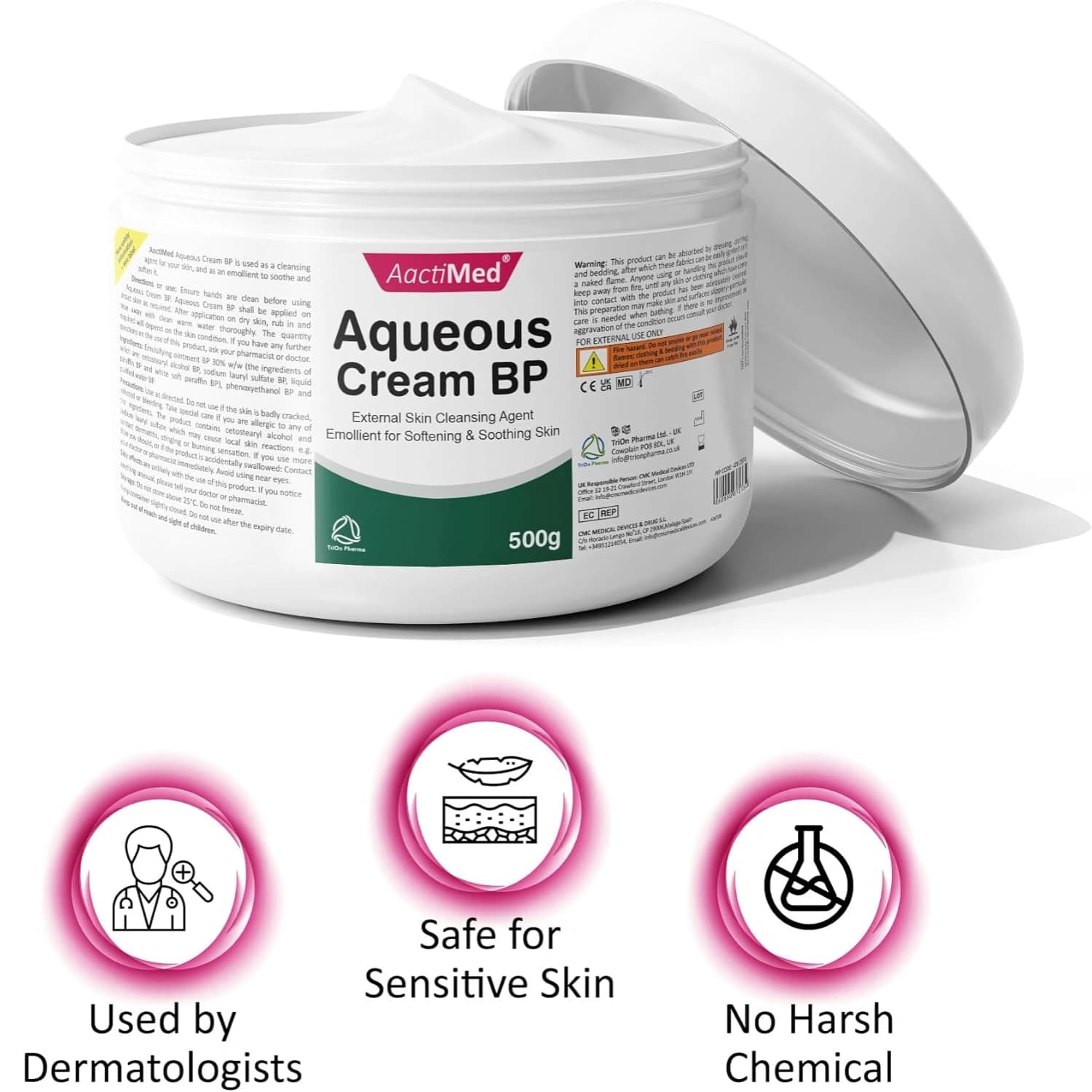 AactiMed Aqueous cream BP 500gm