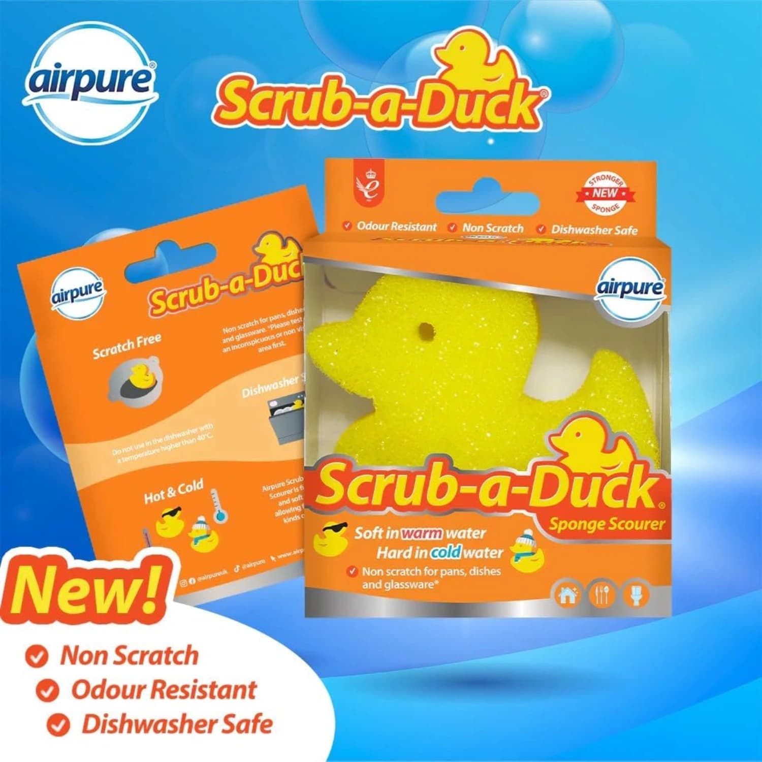 Airpure Scrub-a-Duck Sponge Scourer