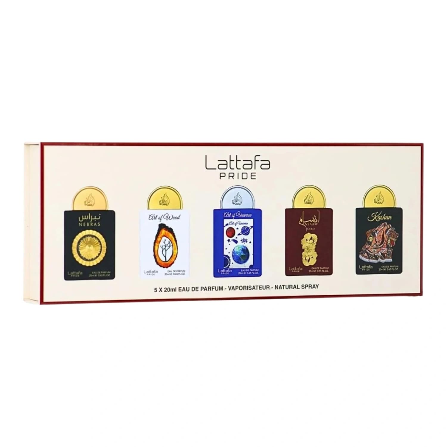 Lattafa Pride Eau de Parfum Gift Set Collection No.3 (5 x 20ml)