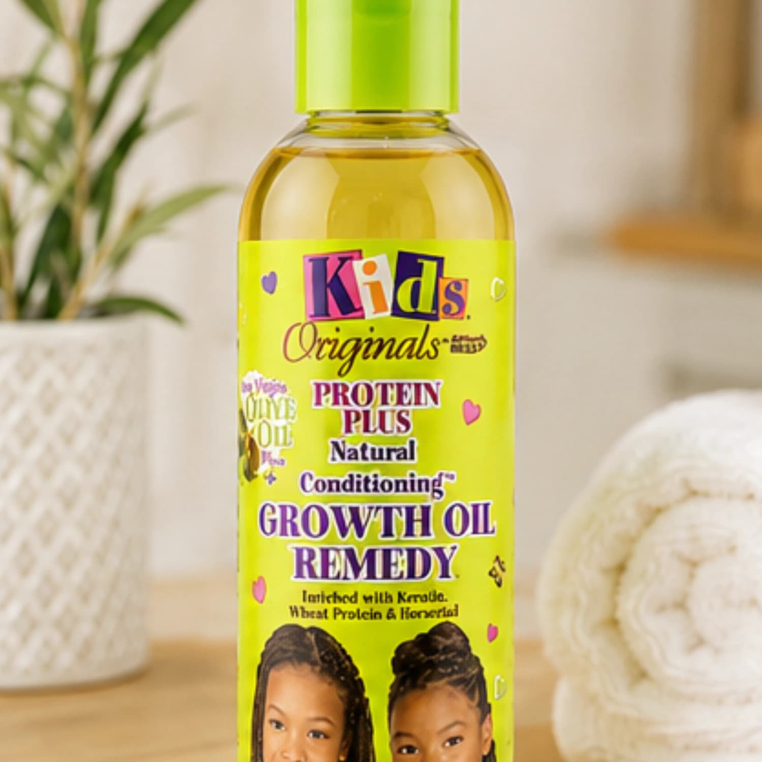 Africa's Best Kids Protein Plus Natural Growth Remedy Oil 237ml