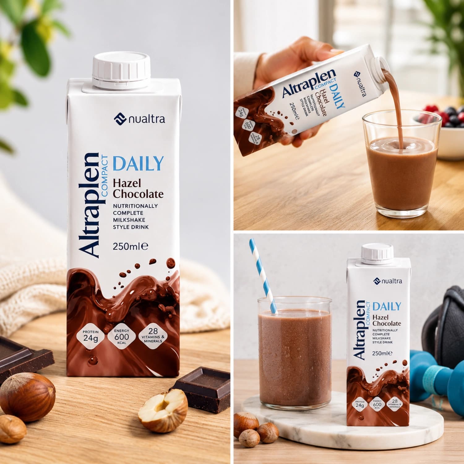 Altraplen Compact Daily Hazel Chocolate 250ml