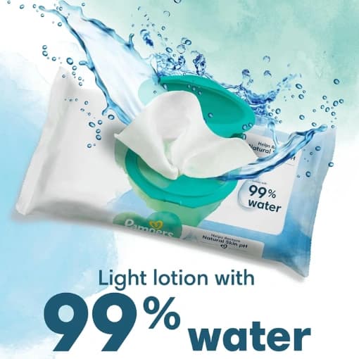 Pampers Harmonie Aqua Baby Wipes 48 wipes