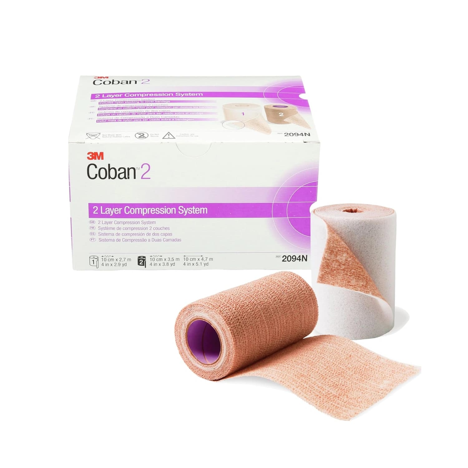 3M Coban 2 layer Compression System Bandage 2094