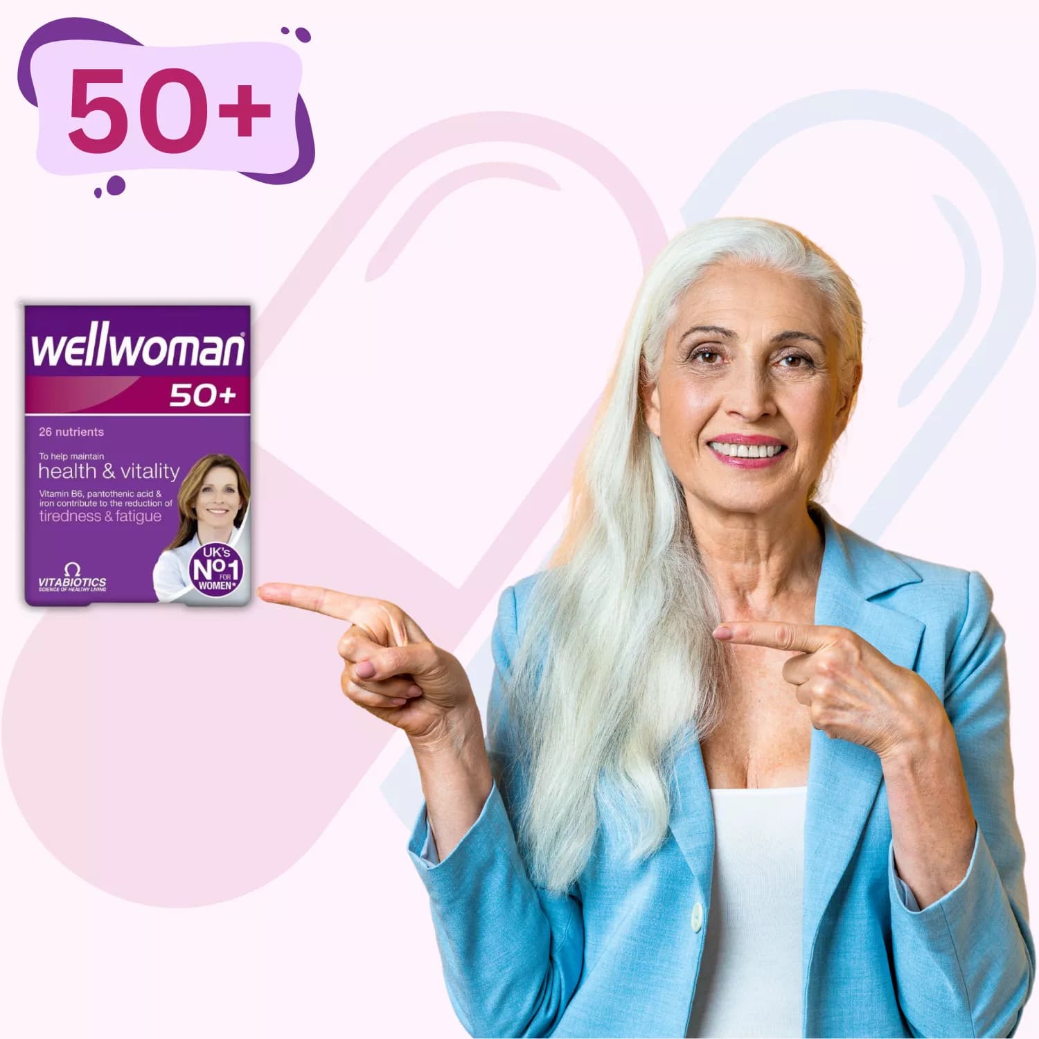 Vitabiotics Wellwoman 50+ 30 Tablets
