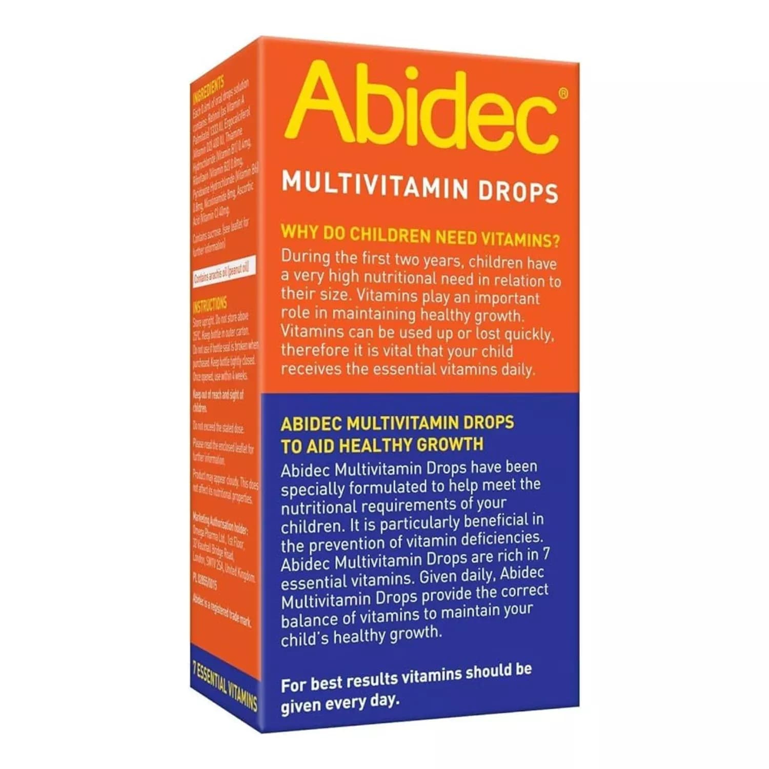 Abidec Multivitamin Drops 25ml - Pack of 3