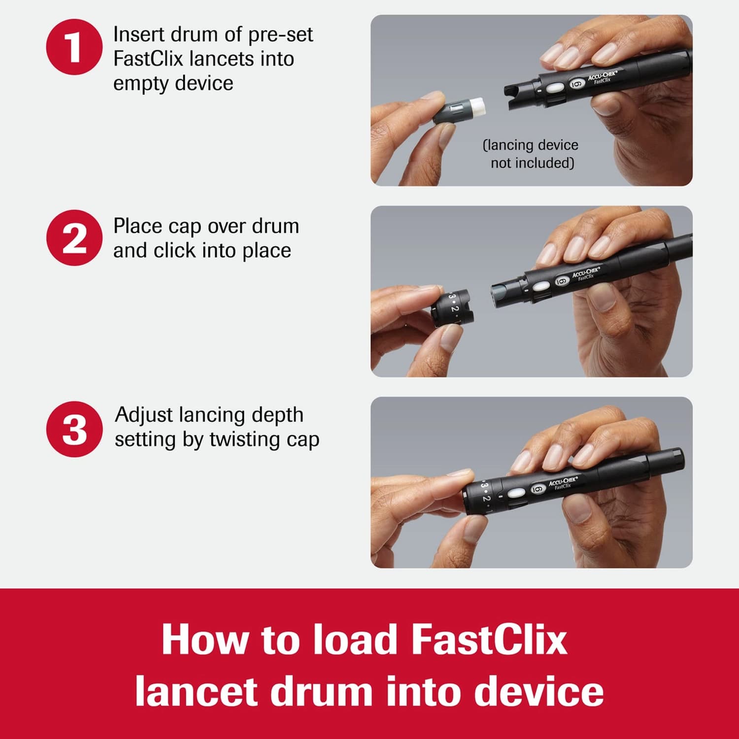 Accu-Chek fastclix lancing device