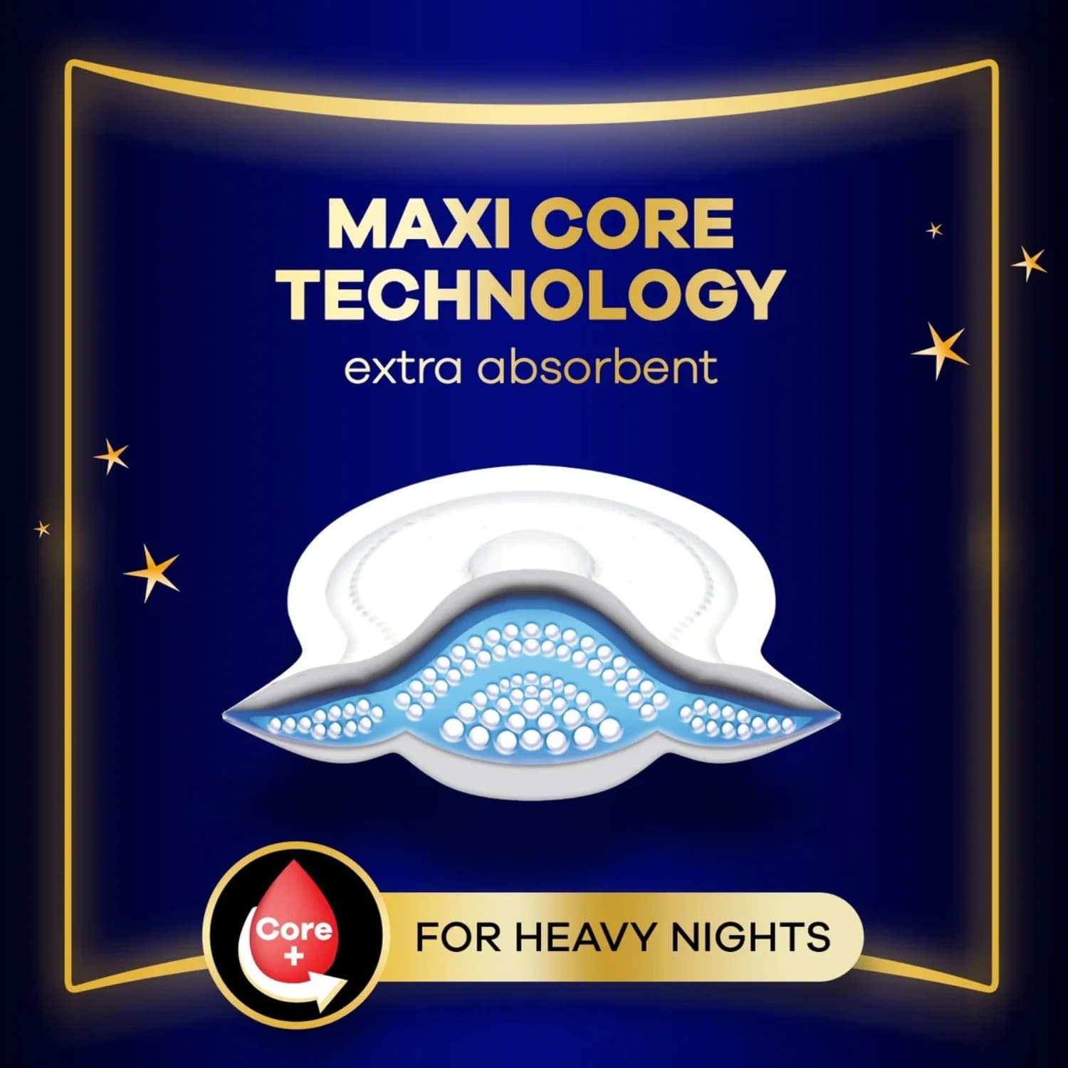 Always Sanitary Towels Maxi Night Pads - 10 Pads