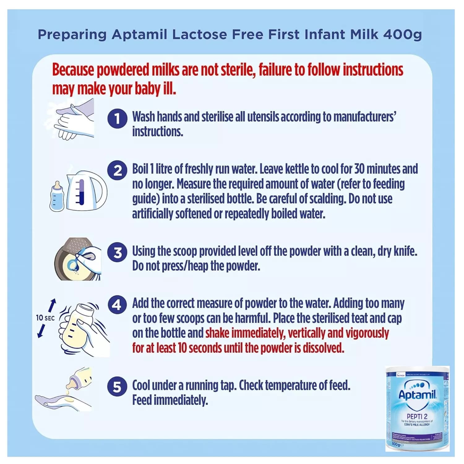 Aptamil Pepti 2 Milk Formula 800g