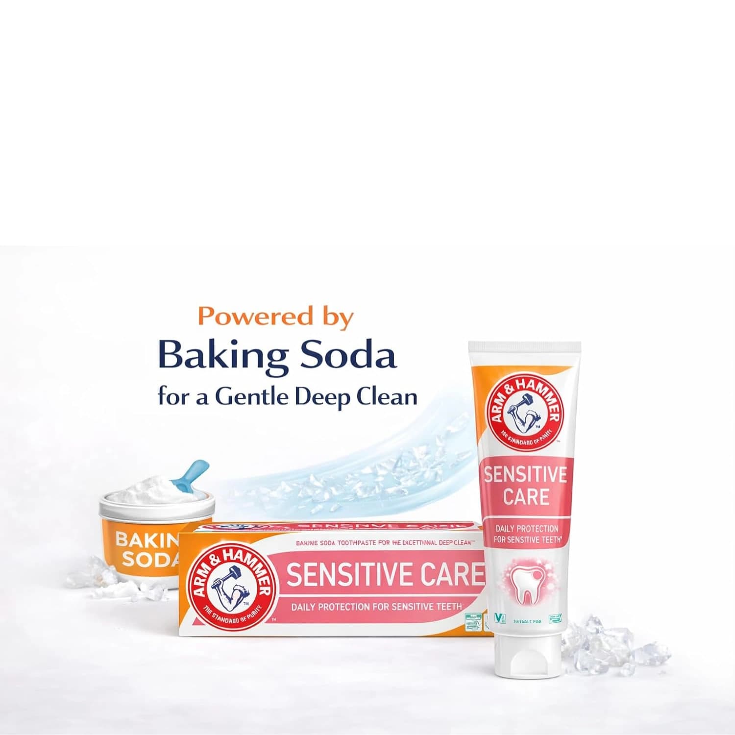 Arm & Hammer Sensitive Care Toothpaste 125g - Pack 6