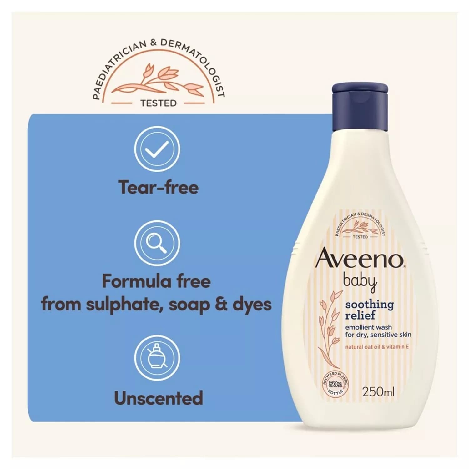 Aveeno Baby Sooth Emollient Wash 250ml