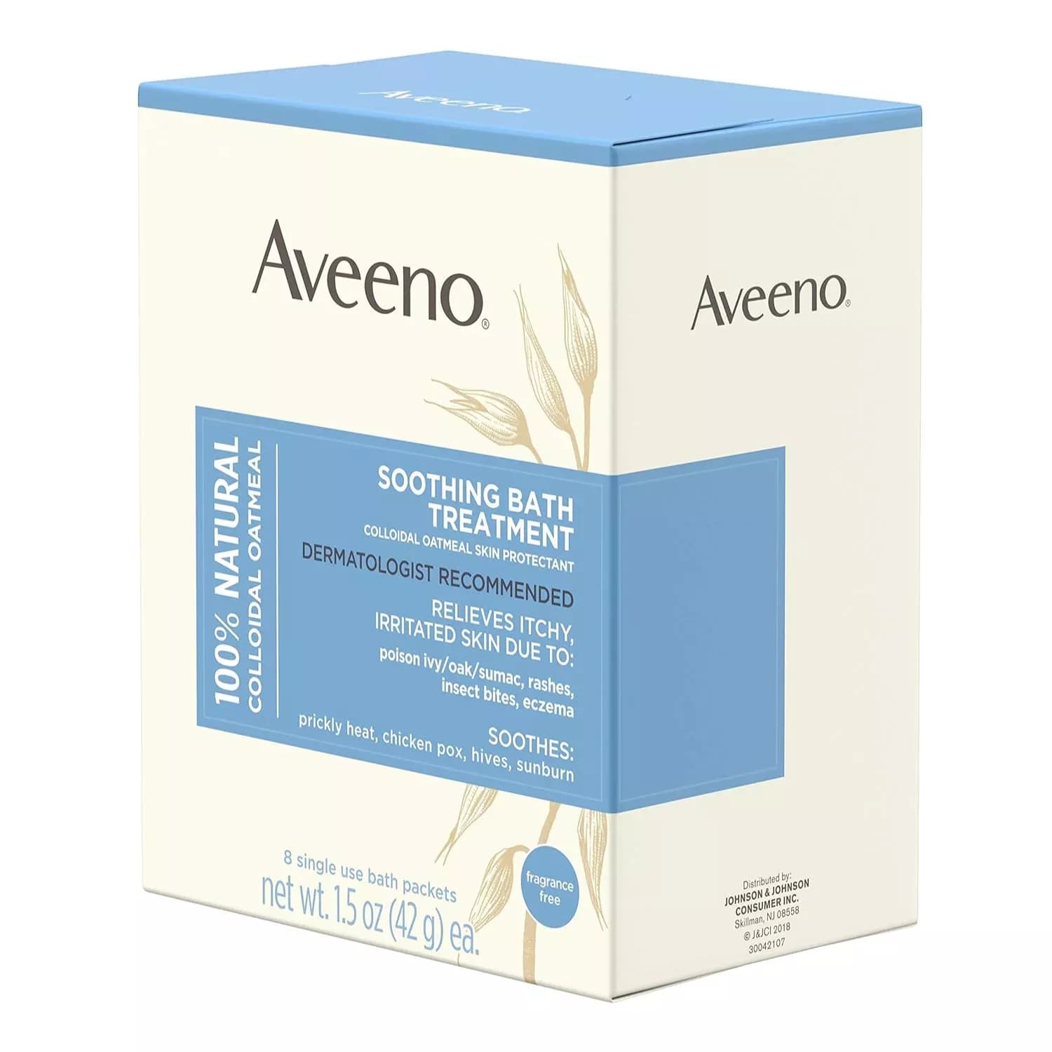 Aveeno Soothing Bath Soak Oat 8 Sachets