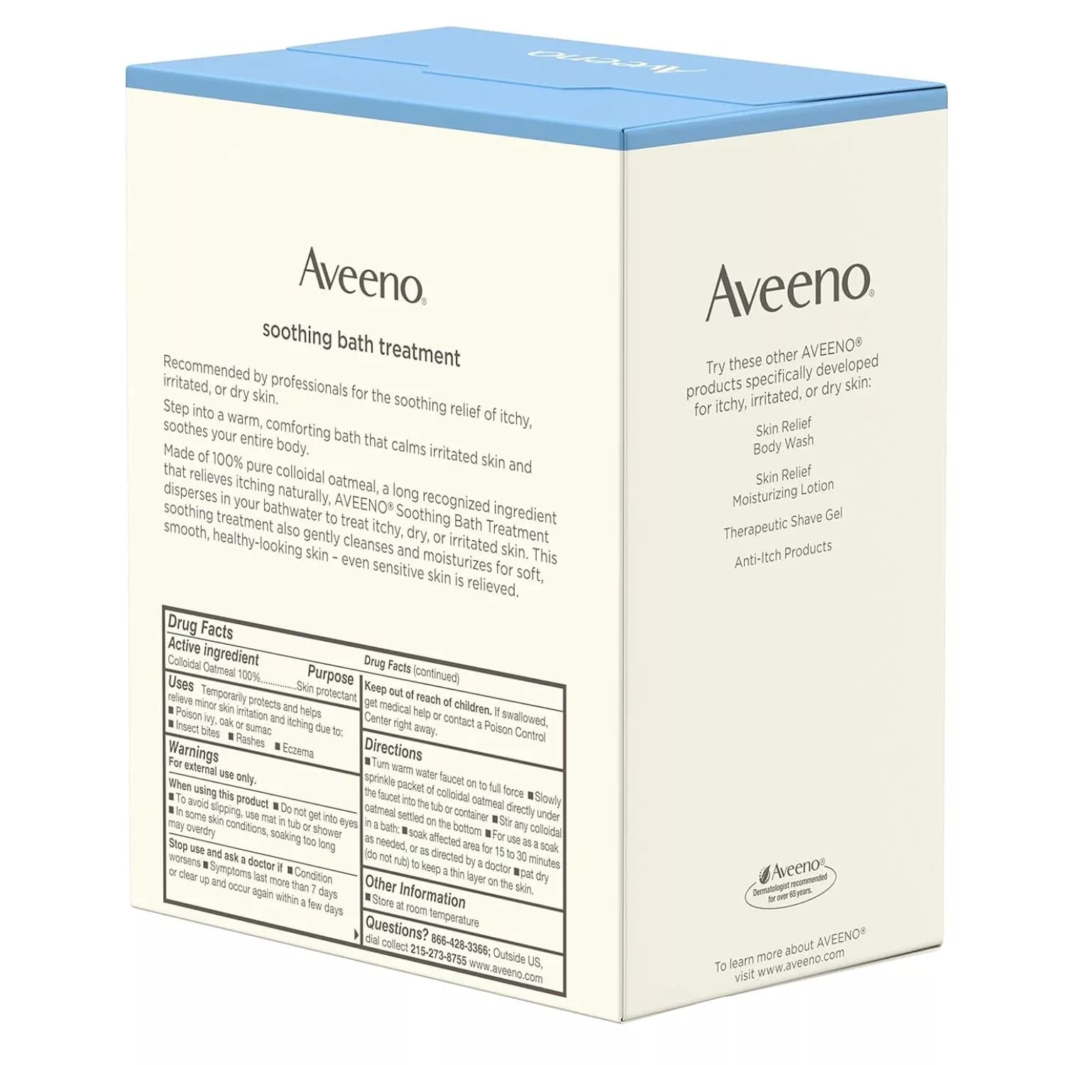 Aveeno Soothing Bath Soak Oat 8 Sachets