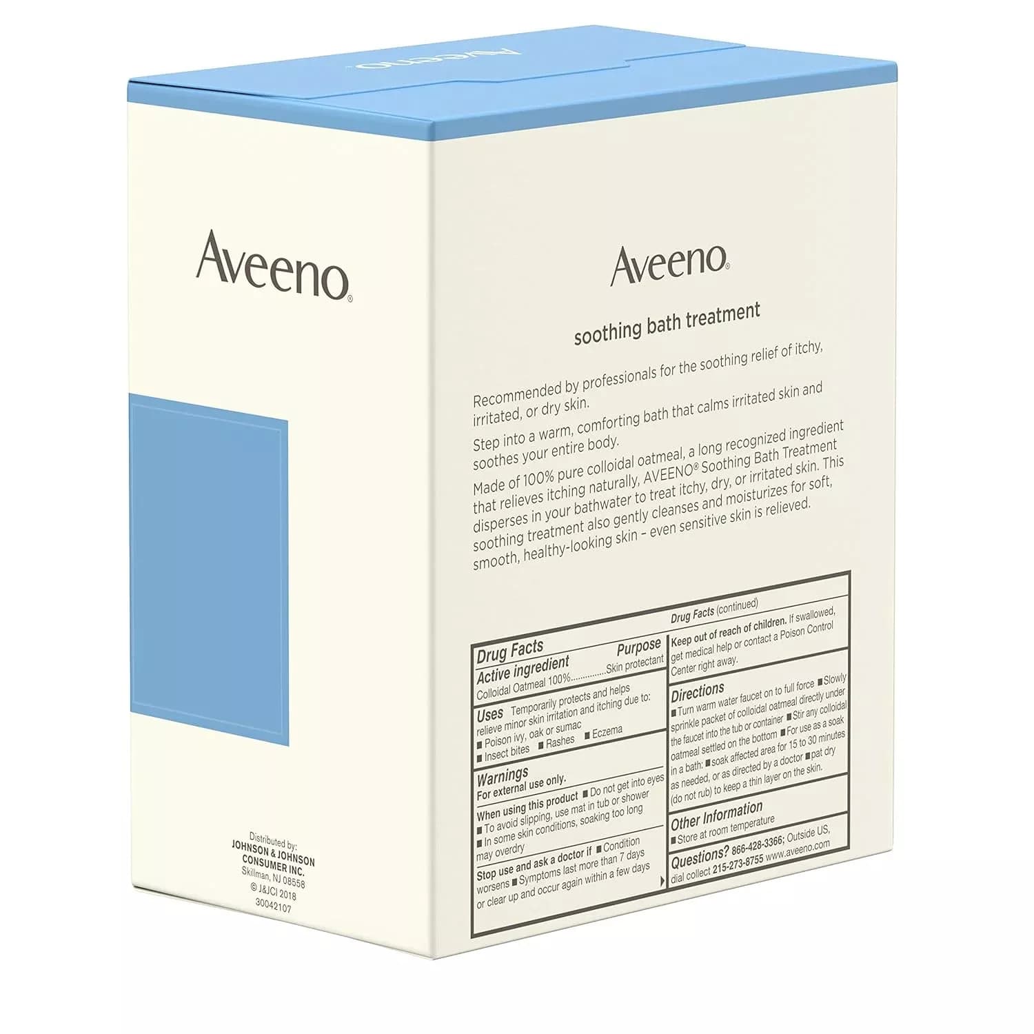 Aveeno Soothing Bath Soak Oat 8 Sachets