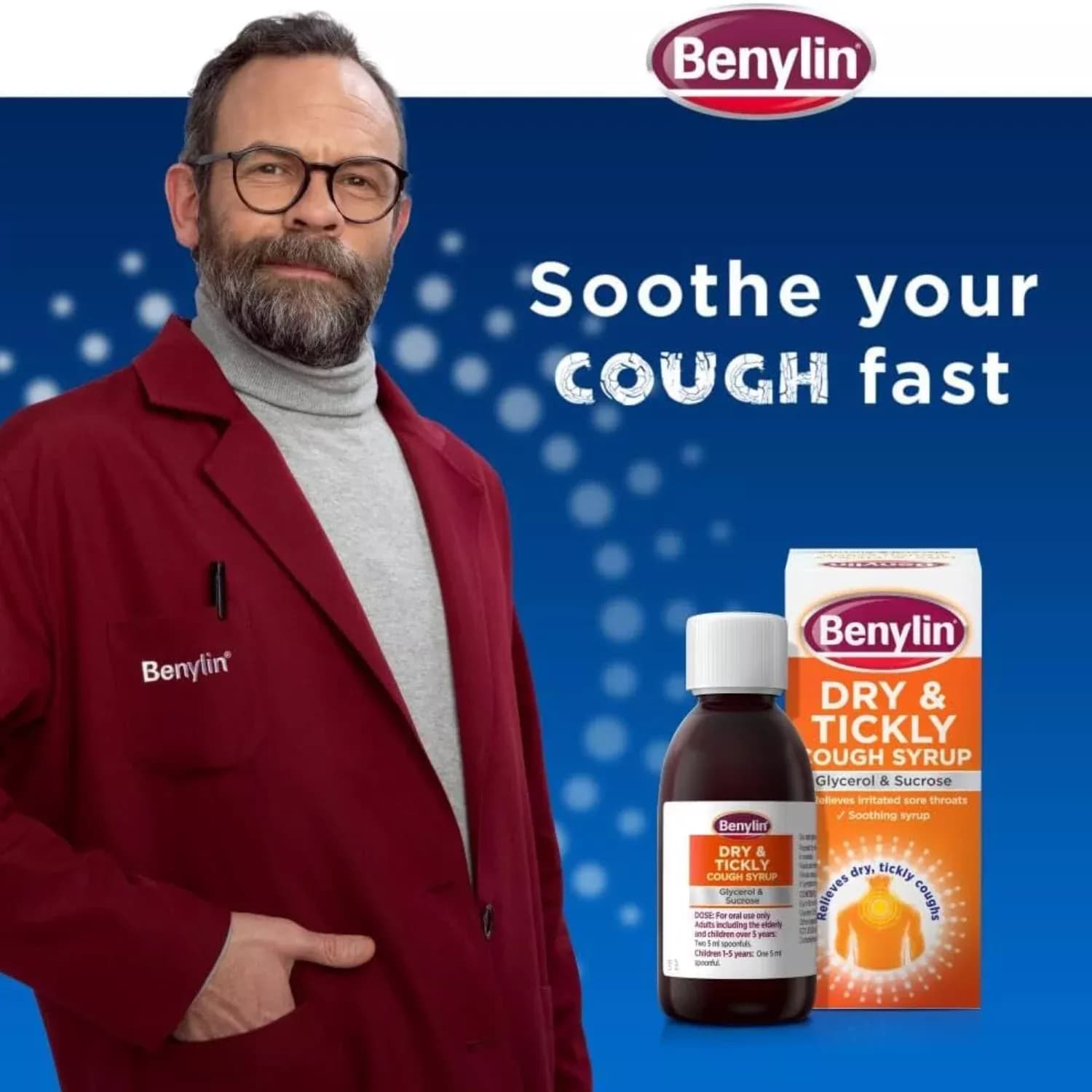 Benylin Dry & Tickly Cough Syrup 300ml