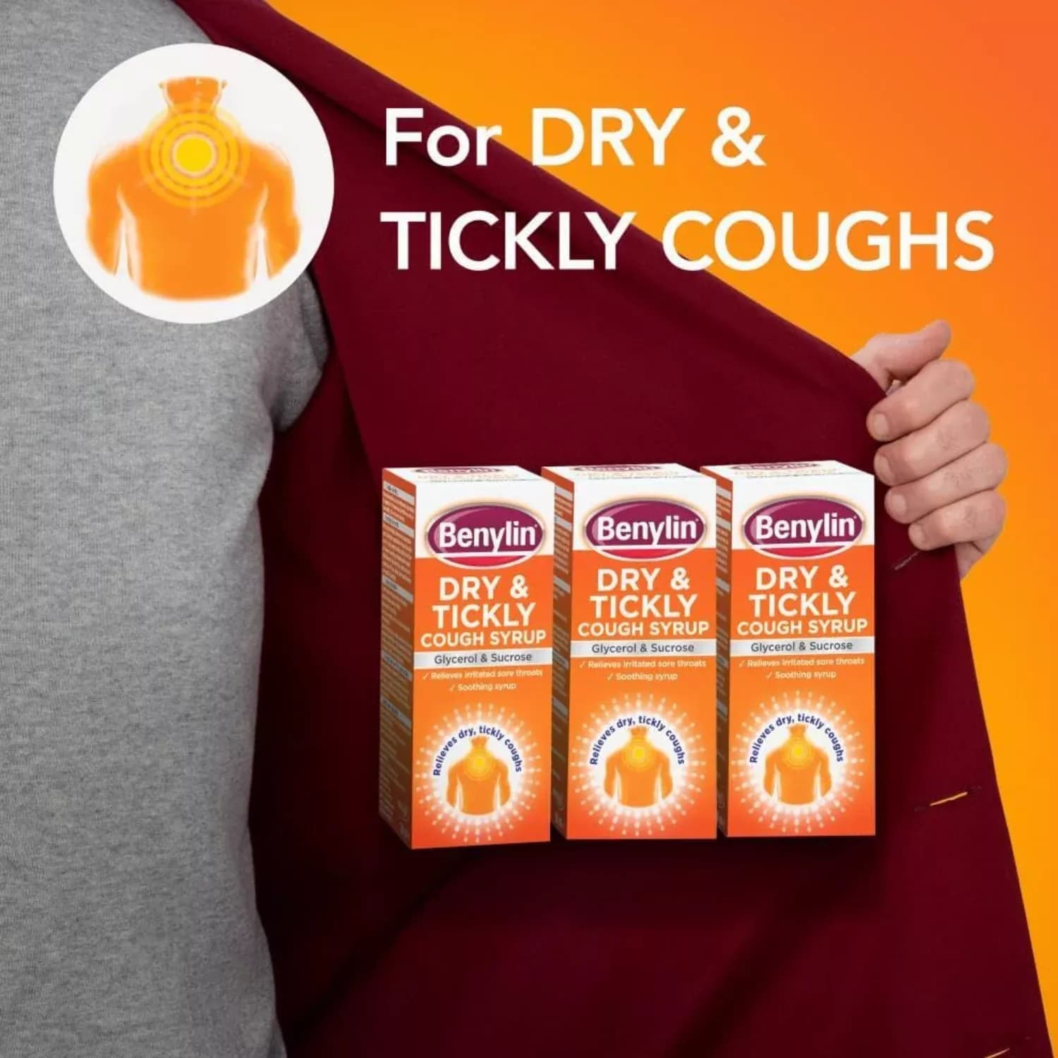 Benylin Dry & Tickly Cough Syrup 300ml