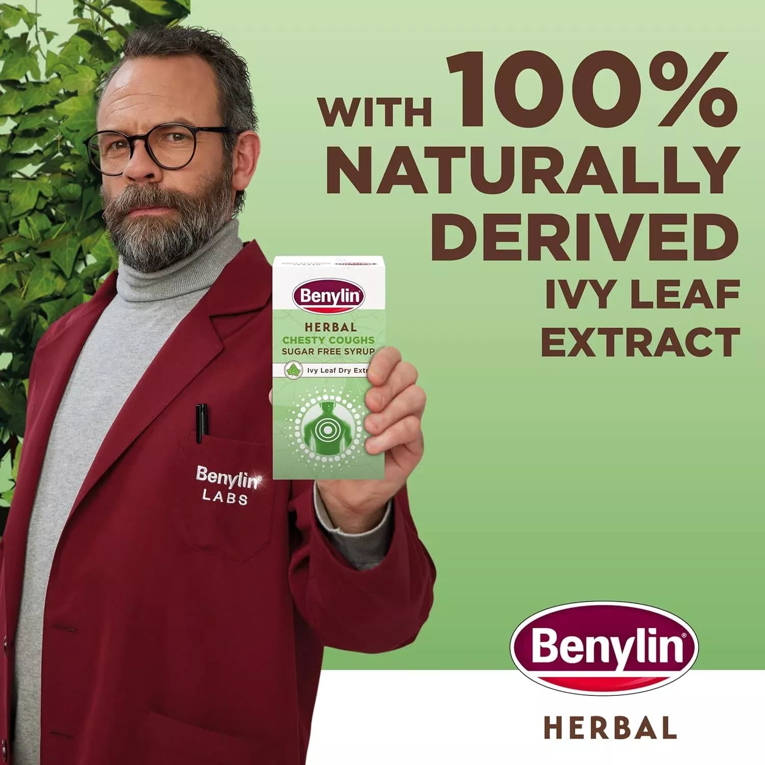 Benylin Herbal Chesty Coughs Sugar Free Syrup 100ml