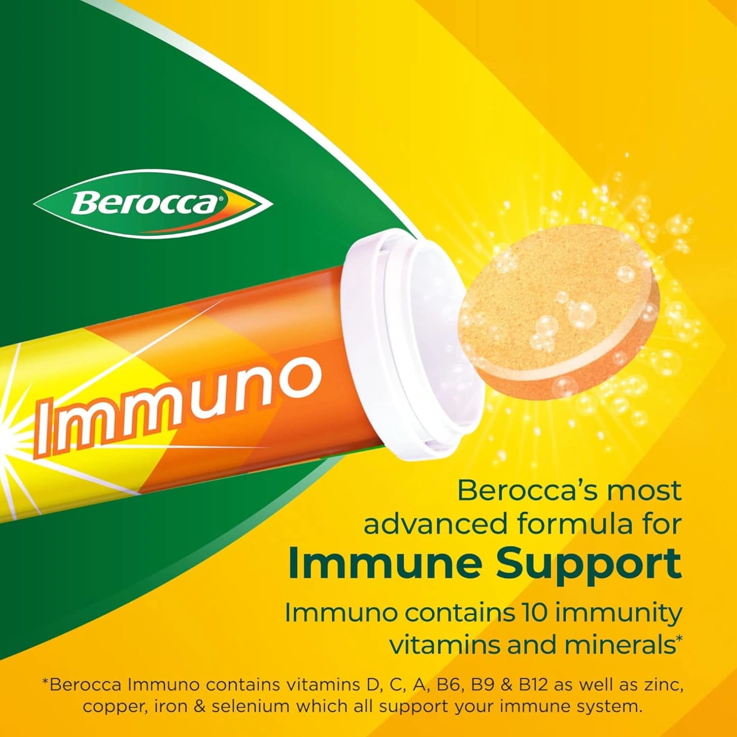 Berocca Immuno Energy & Immune Support 30 Tablets