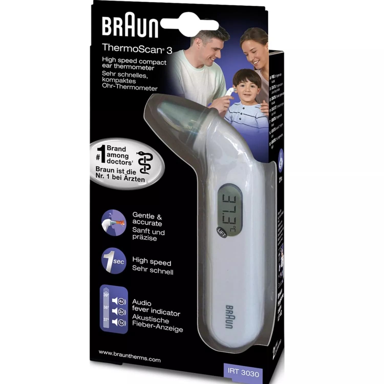Braun IRT-3030 Compact Ear Thermometer