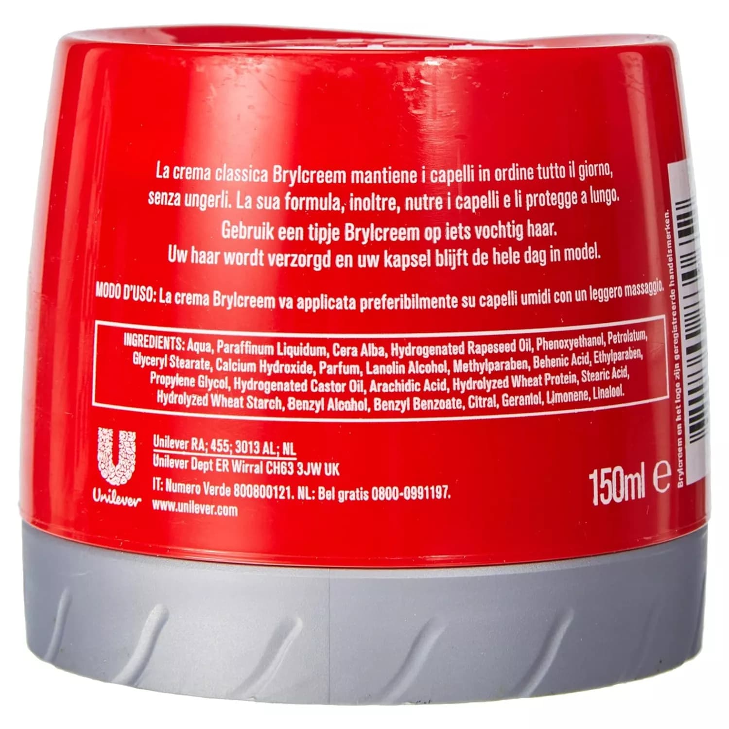 Brylcreem Light Glossy Hold Hair Gel Cream 150ml - Pack of 3