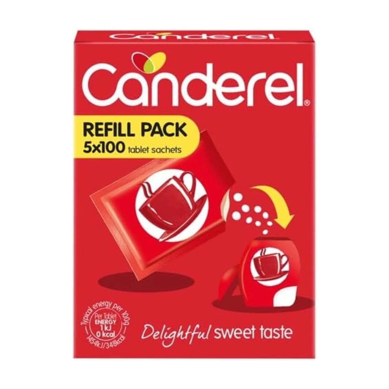 Canderel Zero Calorie Tablets Sachets 500 Count