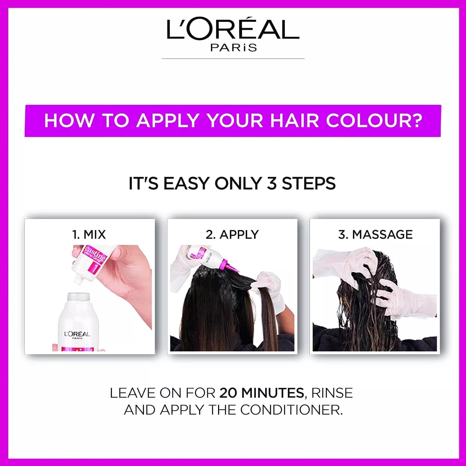 L'Oreal Paris Casting Creme Gloss Dark Brown Hair Color 300