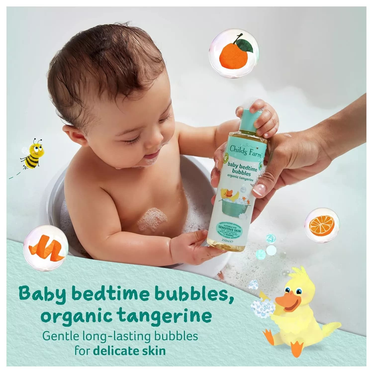 Child Farm Baby Bedtime Bubbles 250ml