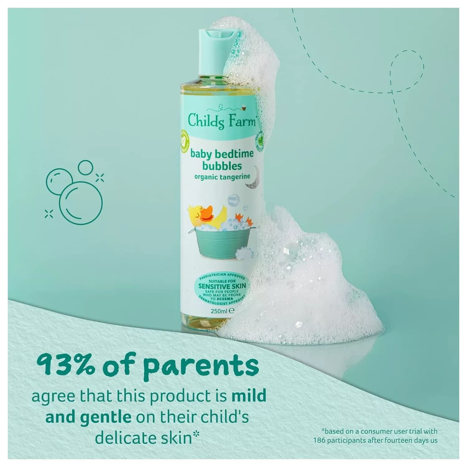 Child Farm Baby Bedtime Bubbles 250ml