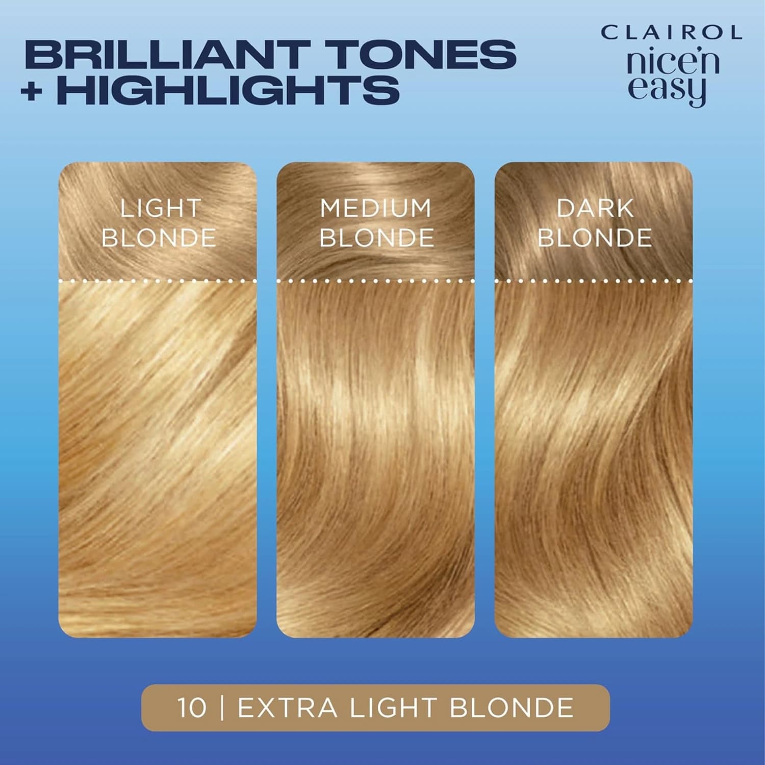 Clairol Nice'n Easy Hair Dye 10 Extra Light Blonde