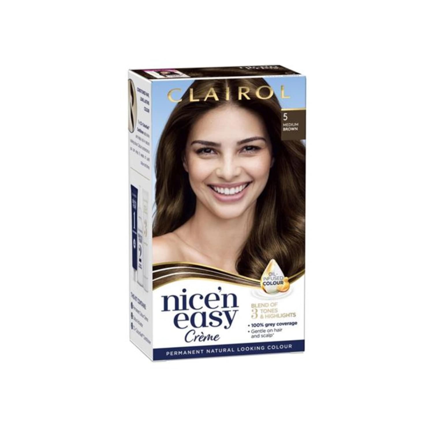 Clairol Nice'n Easy Hair Dye 5 Medium Brown