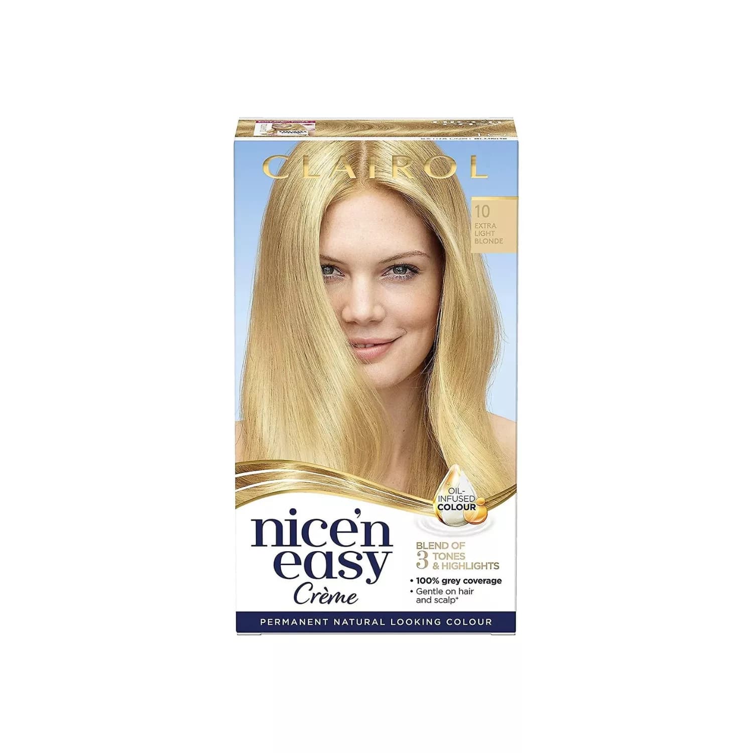 Clairol Nice'n Easy Hair Dye 10 Extra Light Blonde