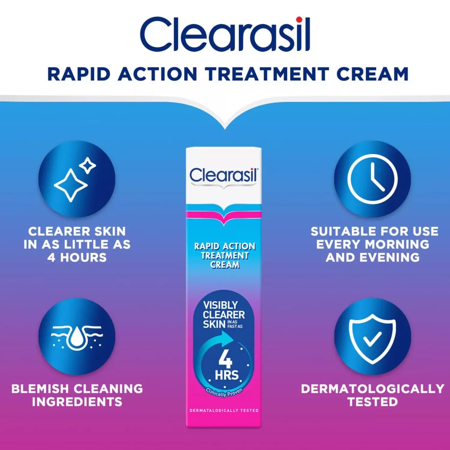 Clearasil Rapid Action Treatment Cream 25ml