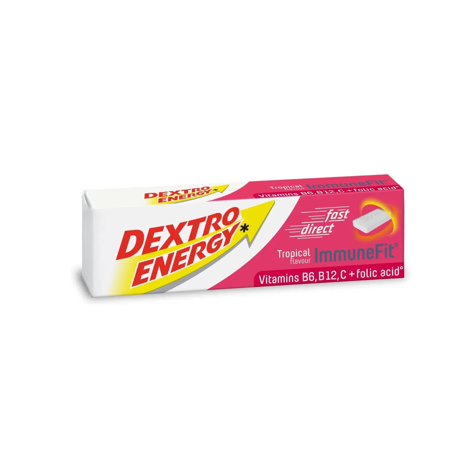 24x Dextro Energy Tablets ImmuneFit Tropical Flavour 47g