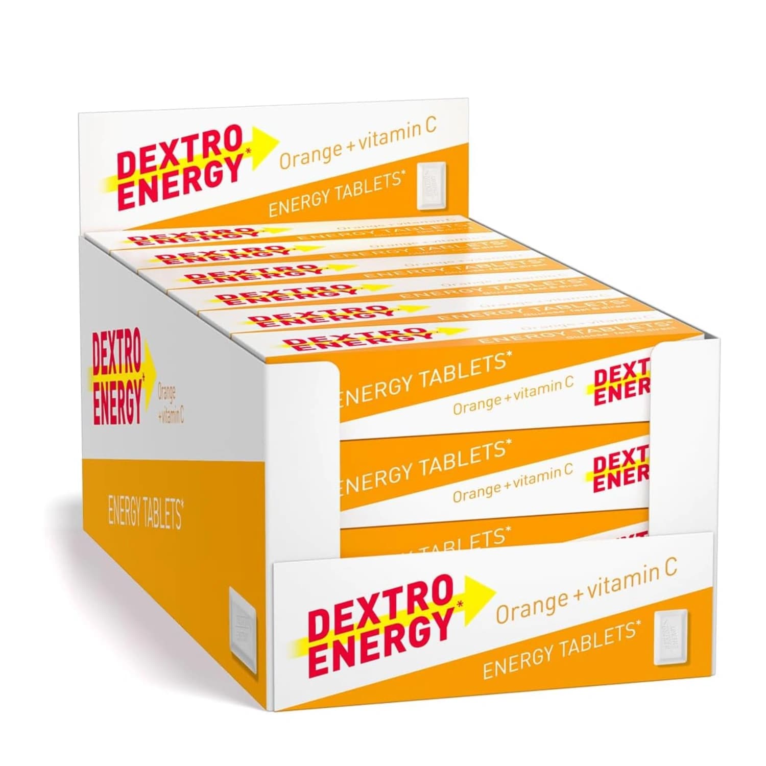12x Dextro Orange + Vitamin C Energy Tablets Twin pack