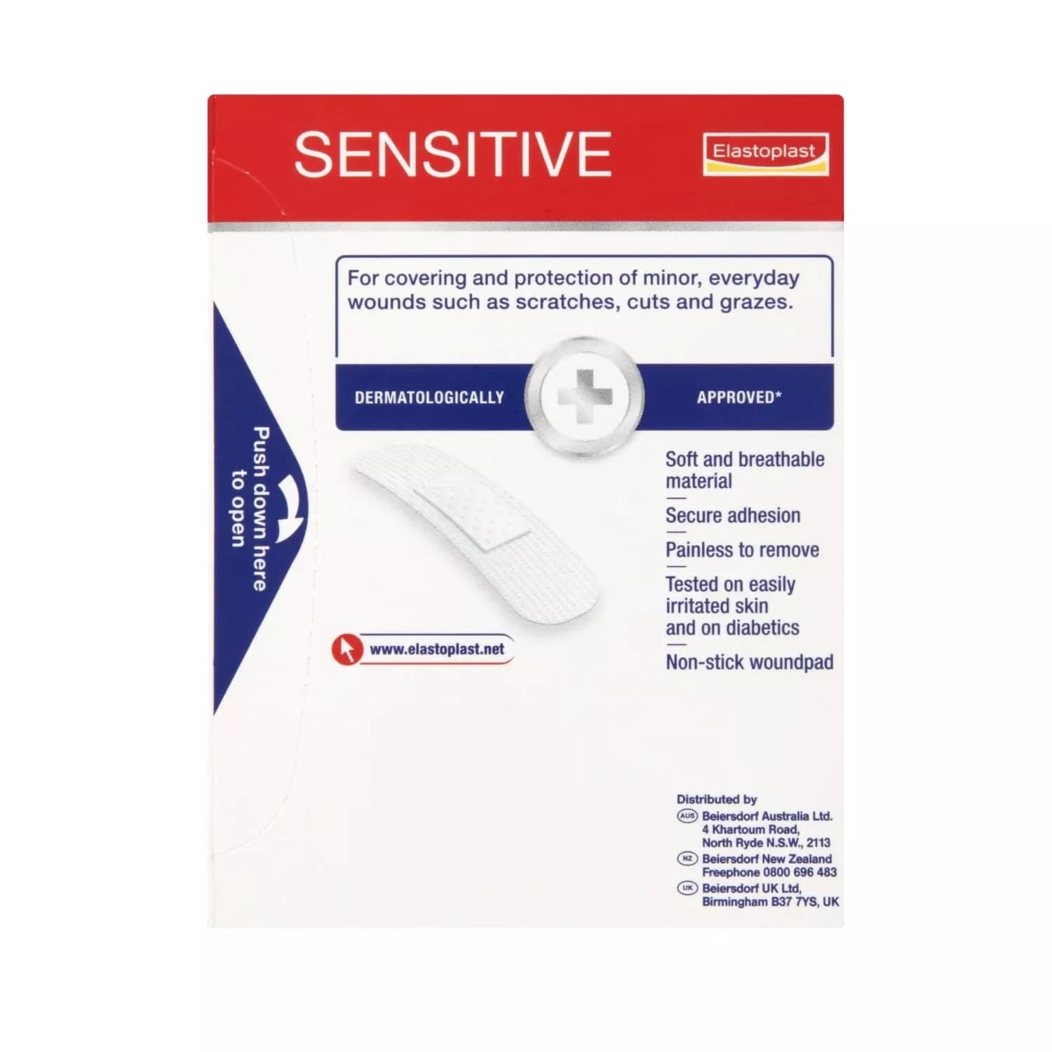 Elastoplast Sensitive Plaster Skin Friendly Assorted Strips x20