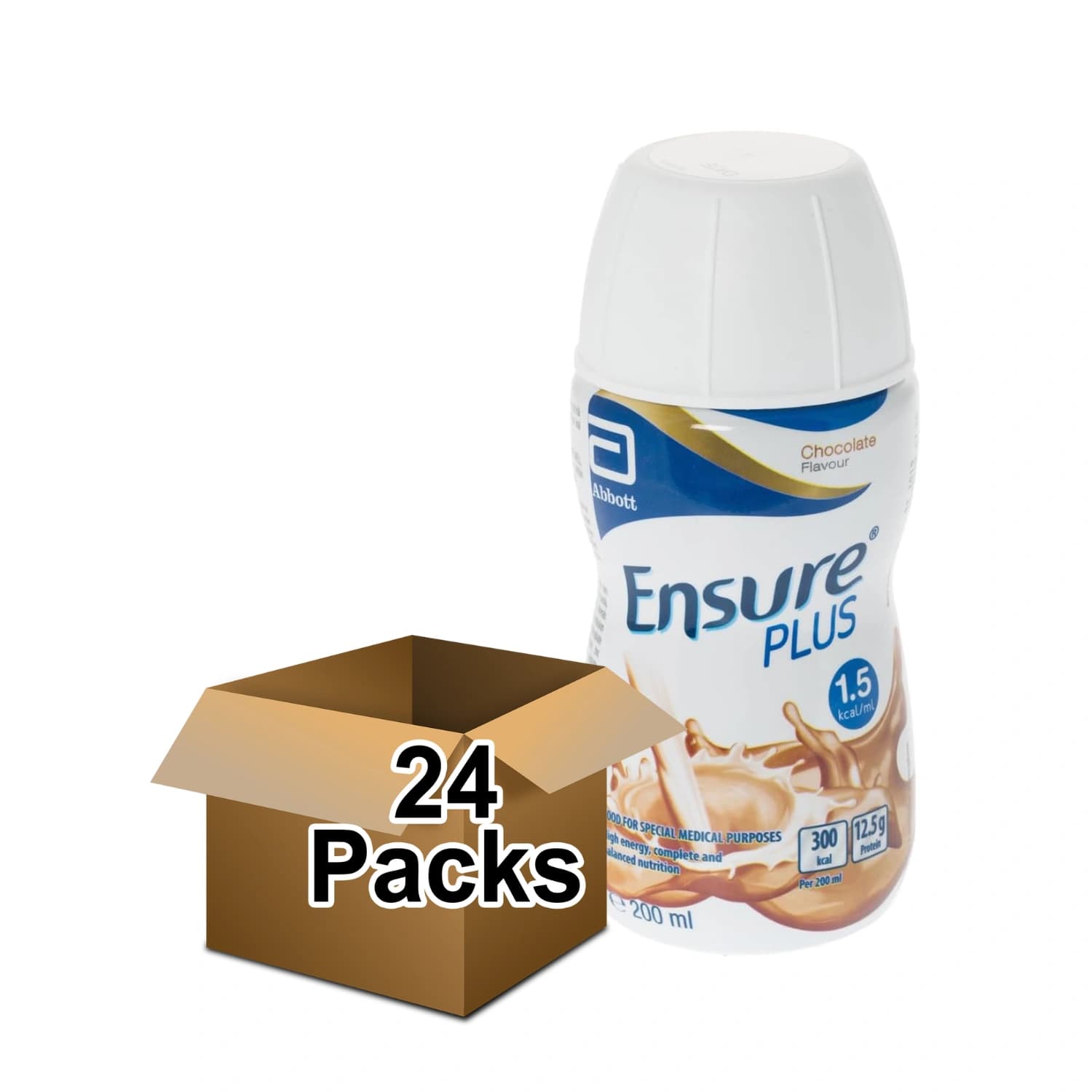 Ensure Plus Chocolate Nutrition Shake - 24X200ml