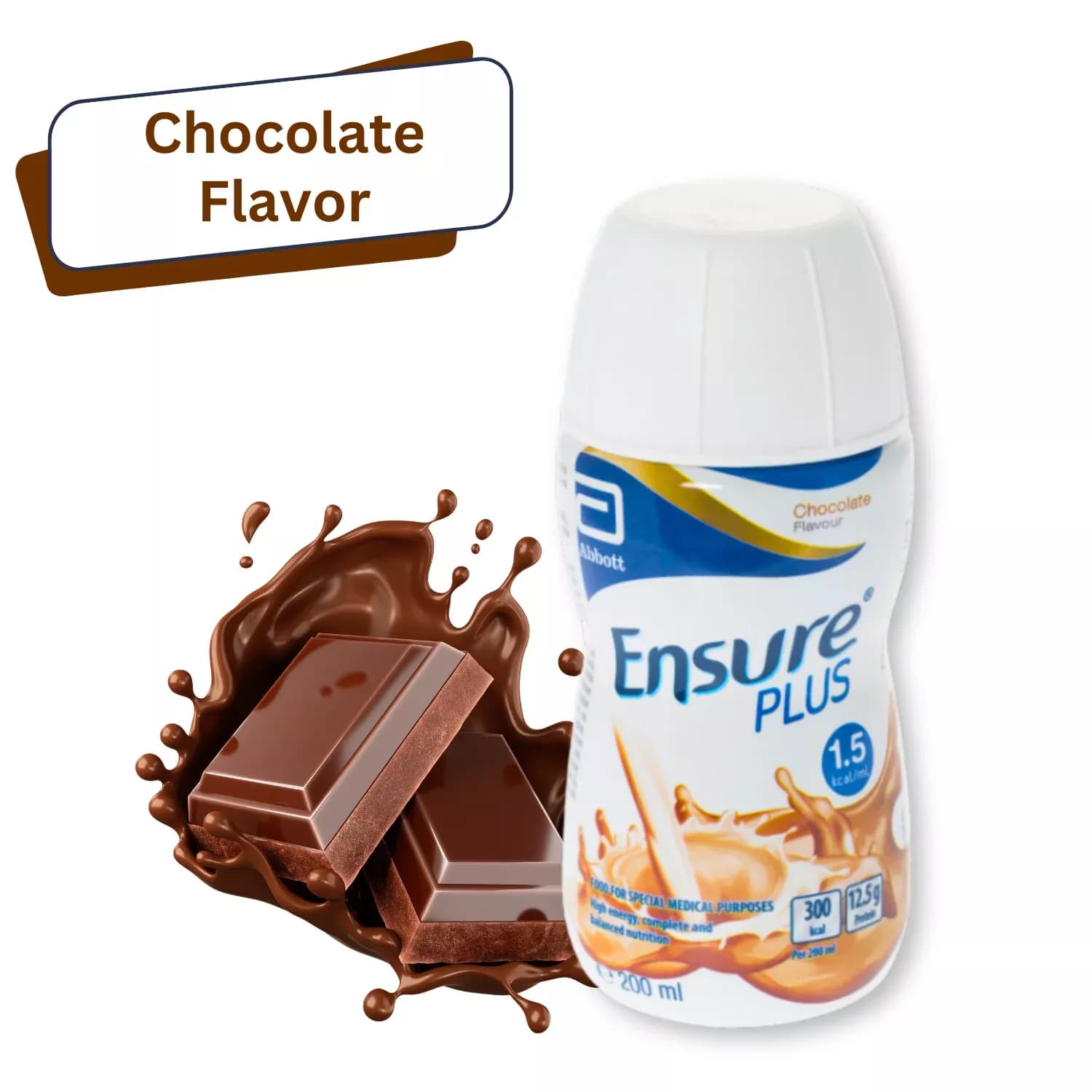 Ensure Plus Chocolate Nutrition Shake - 24X200ml