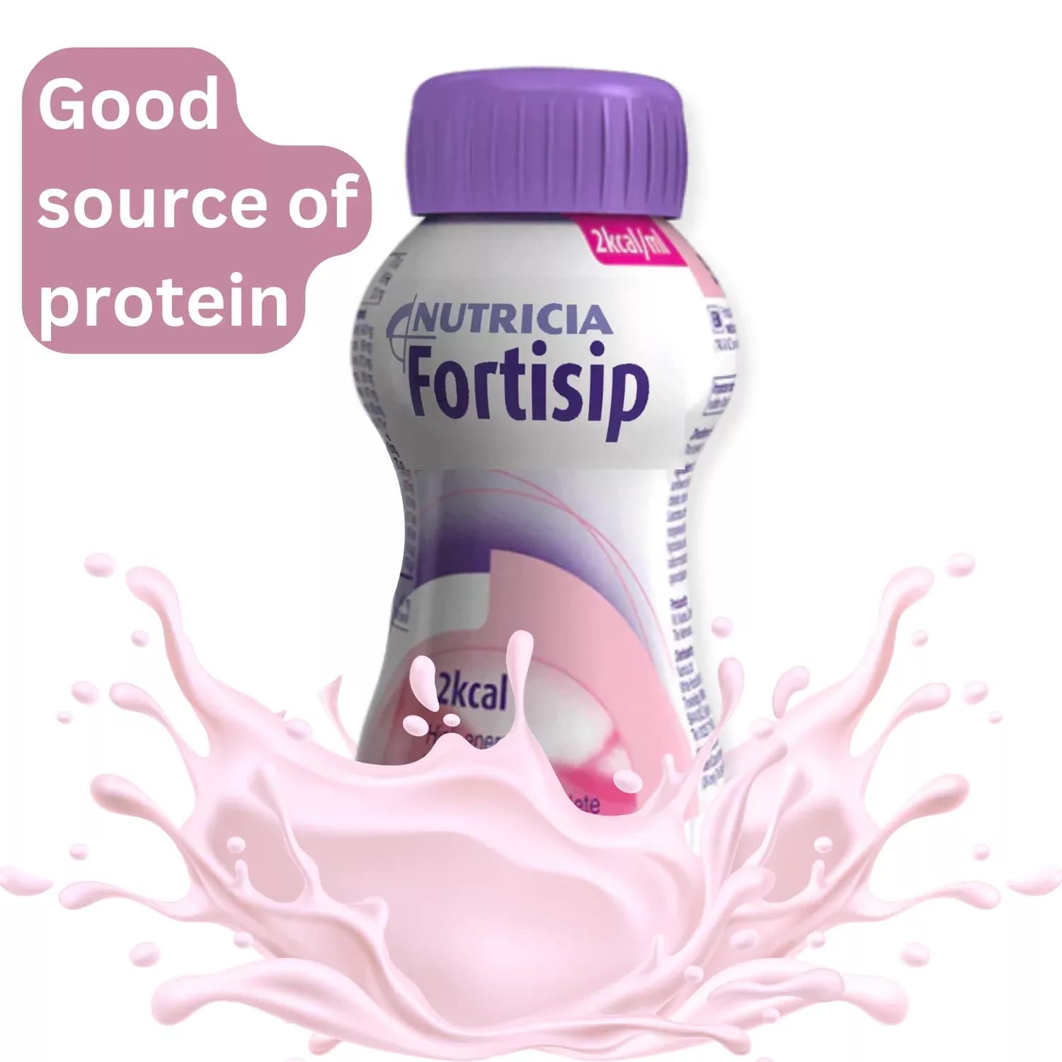 Fortisip High Energy Strawberry Drink 200ml - Pack of 24