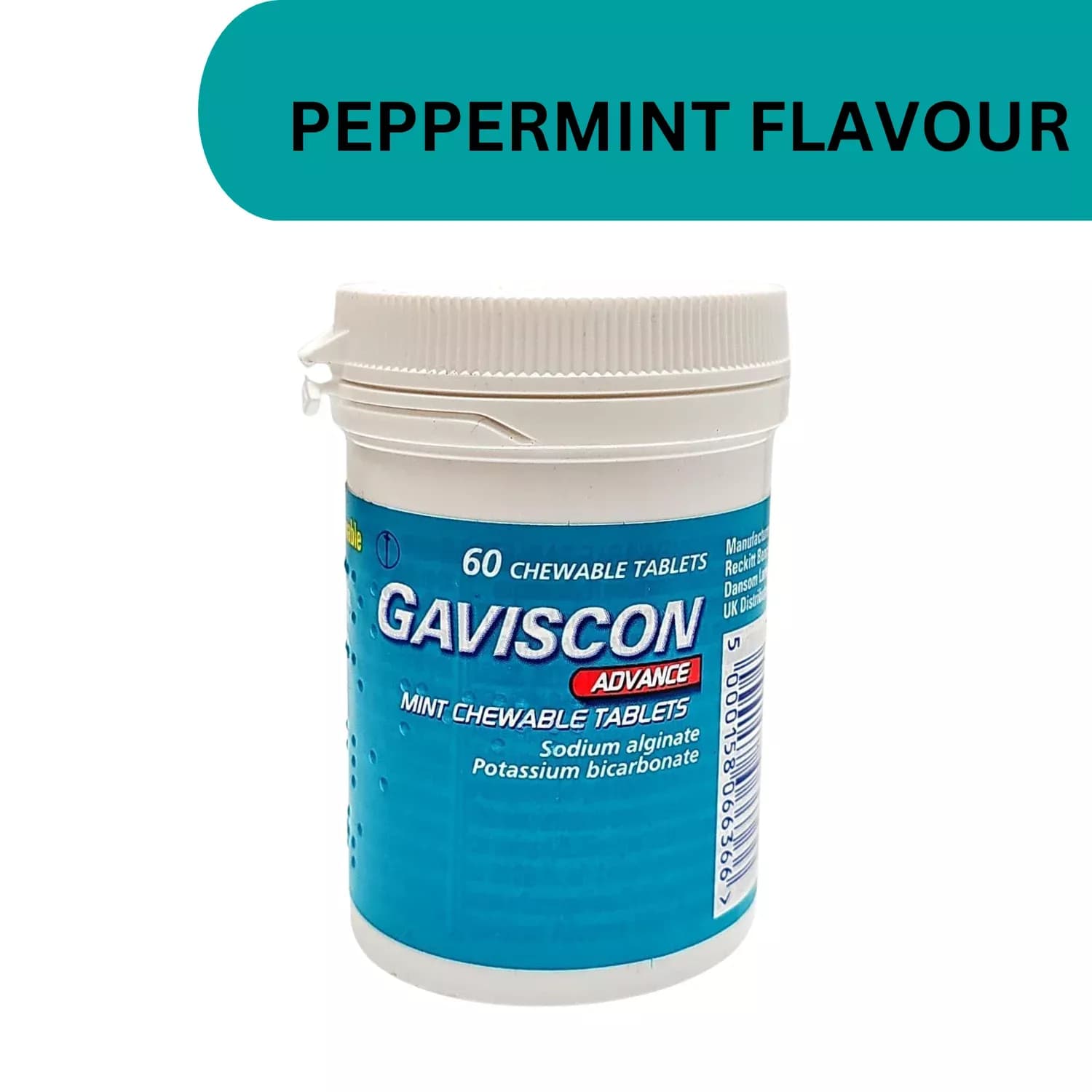 Gaviscon Advance Mint Flavour 60 Tablets