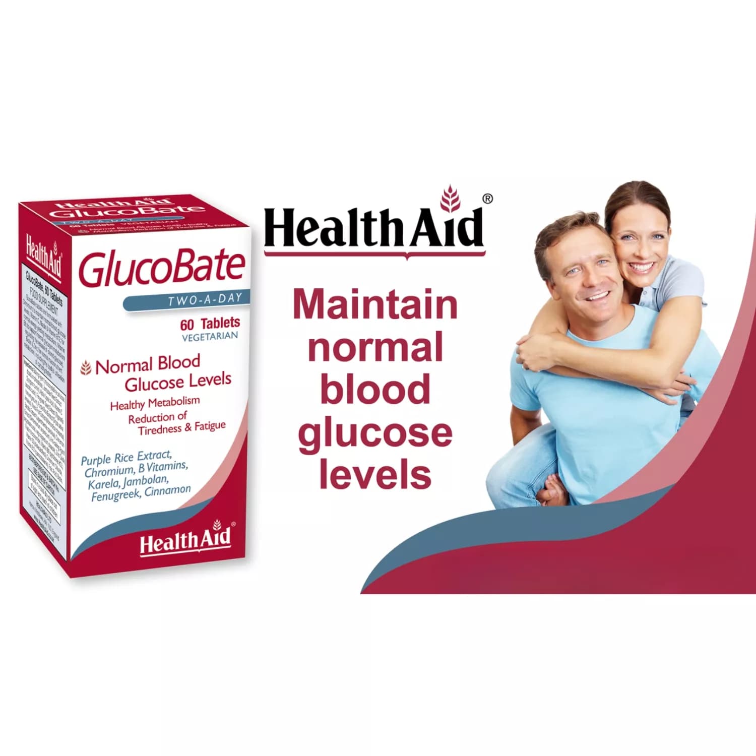 HealthAid GlucoBate Tablets Pack of 60