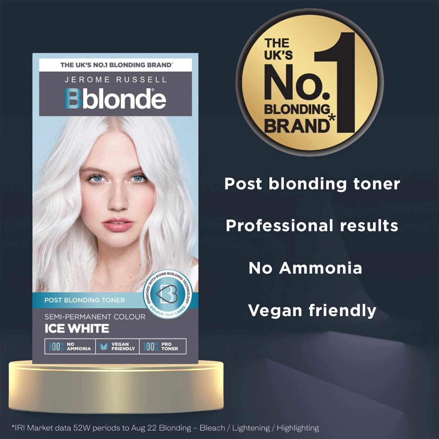 Jerome Russell Bblonde Semi Permanent Toner Ice White Kit