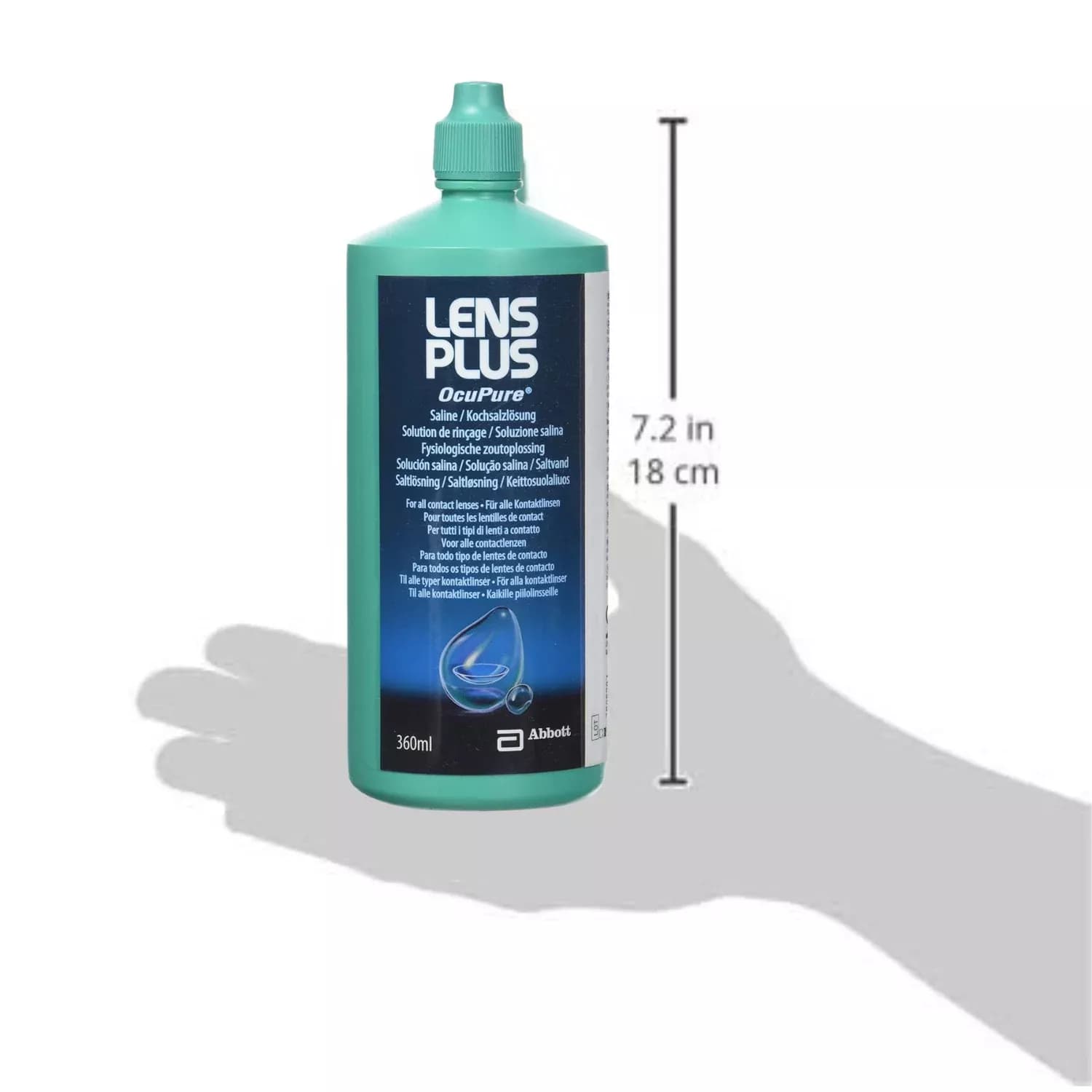 Lens Plus Purite Saline 360ml x 6 Pack