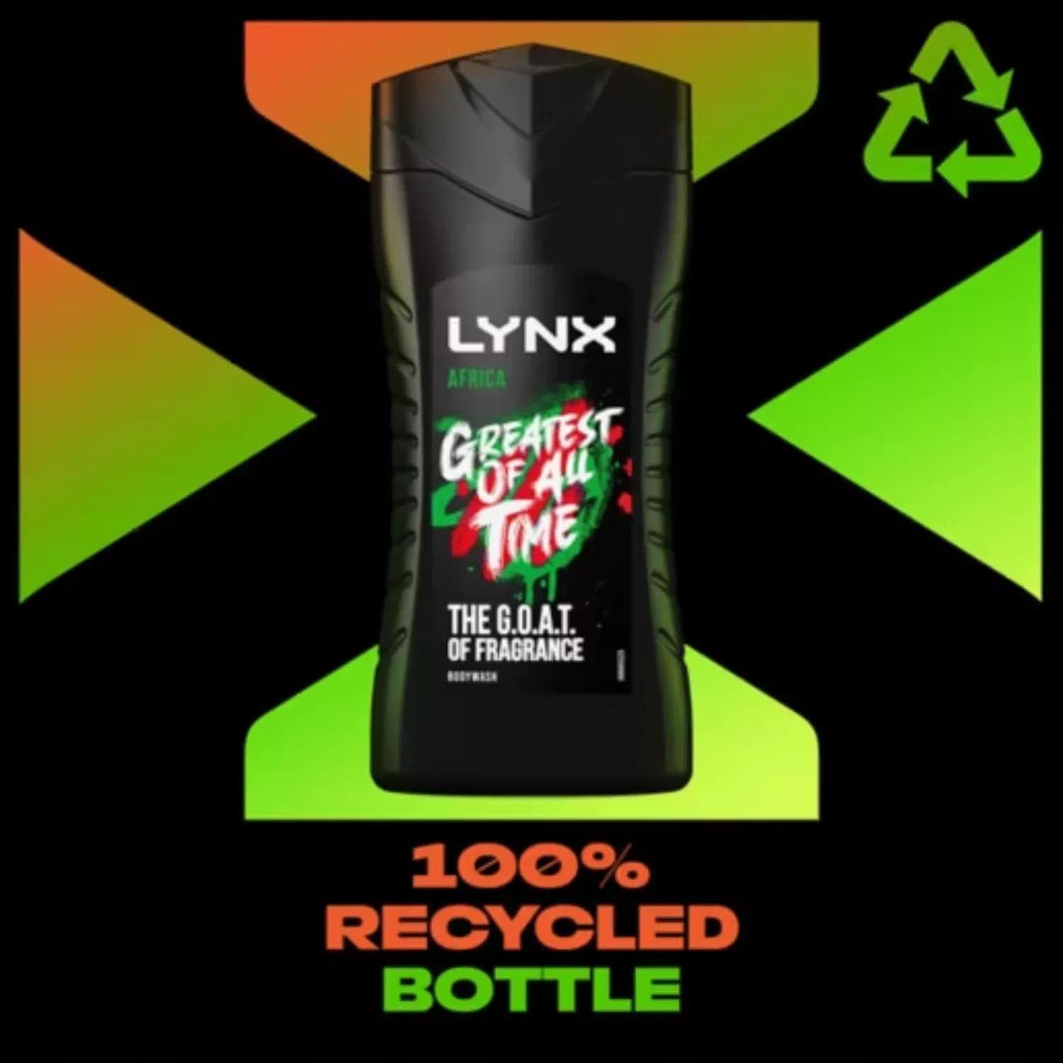 6x Lynx Africa Shower Gel 225ml
