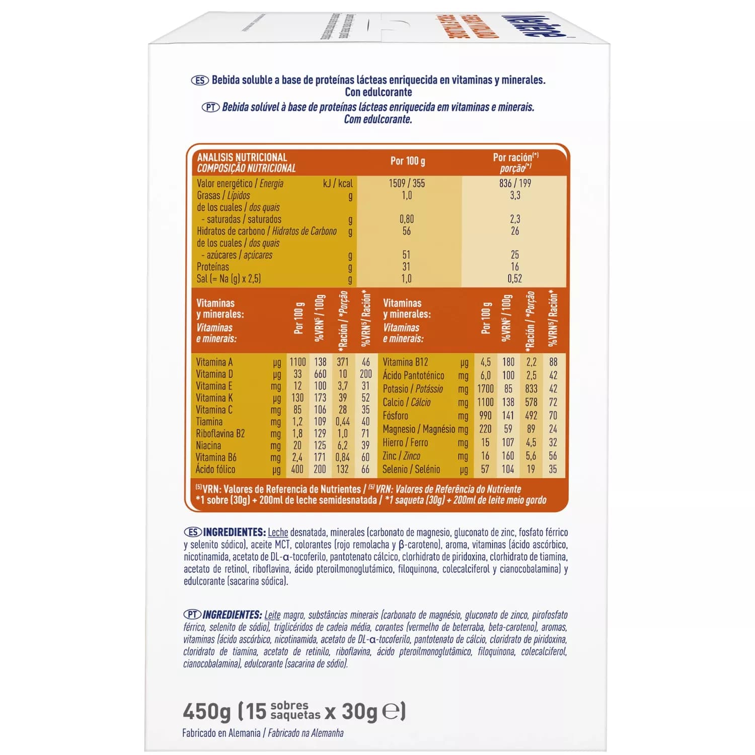 Meritene Strawberry Energis 30g Pack 15