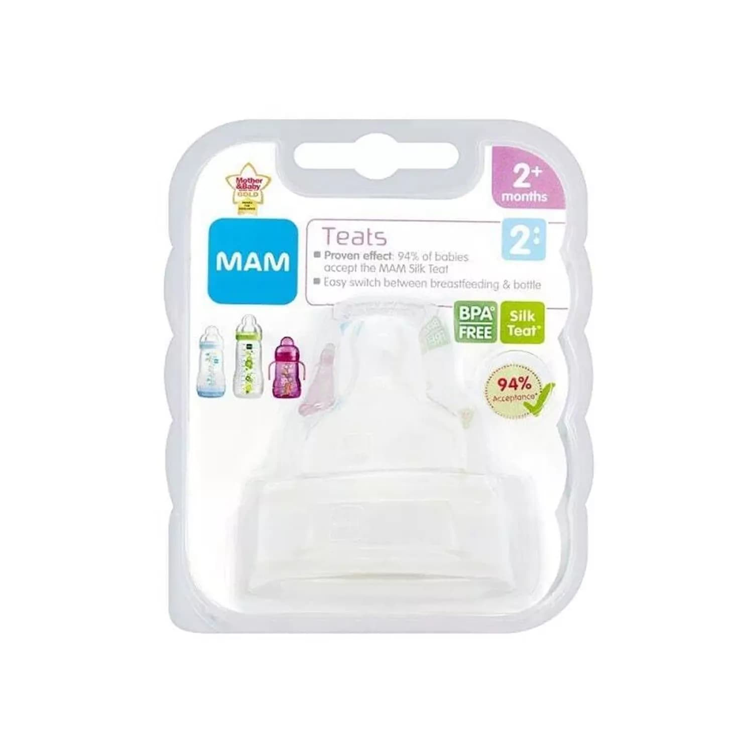 MAM Medium Flow Teats 2 Pack